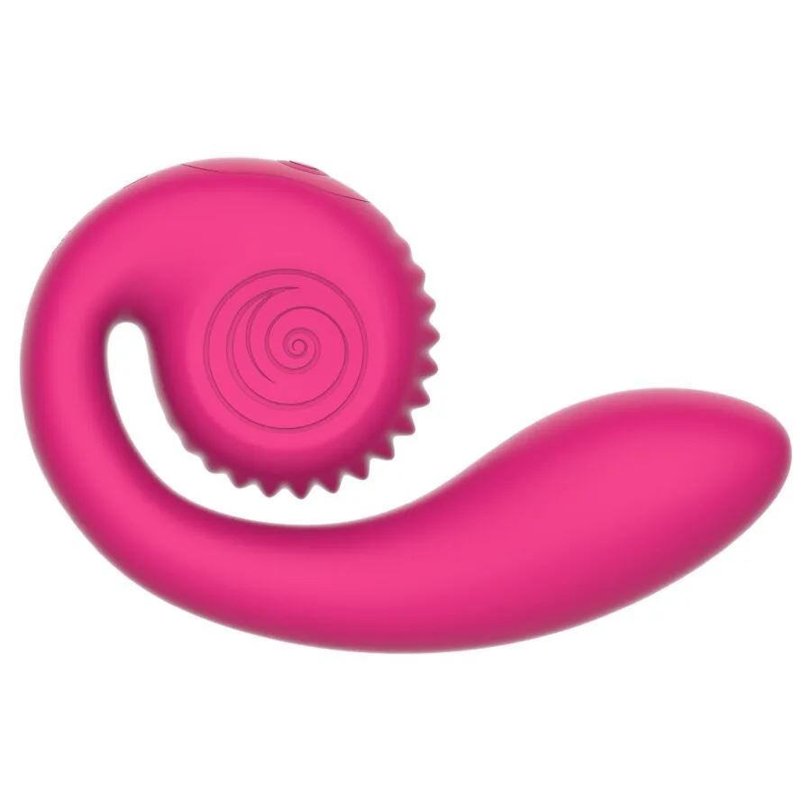 Snail Vibe – GIZI Lite Dubbel G-punkts- och Klitorisvibrator i Rosa