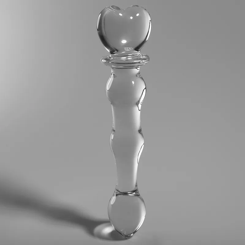 Nebula Series by Ibiza – Modell 21 Klar Borosilikatglas Dildo | 20,5 cm Längd | 3,5 cm Diameter