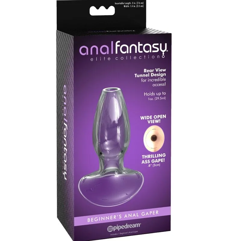 Anal Fantasy Elite Collection - Anal Dilator & Gaper for Beginners | Crystal | Size S