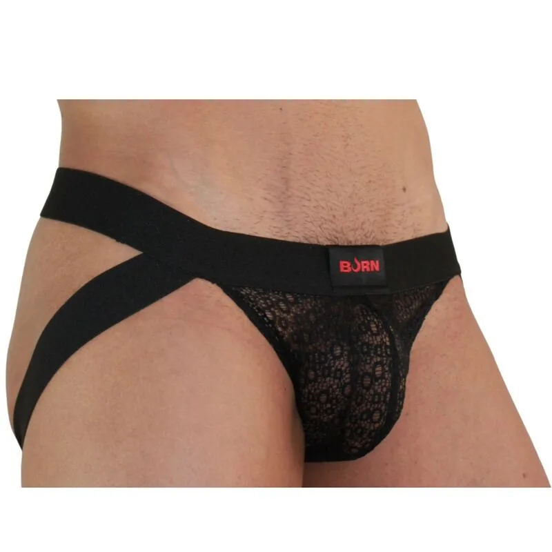 BURN 005 Herr Jockstrap Underkläder – Svart, Storlek L