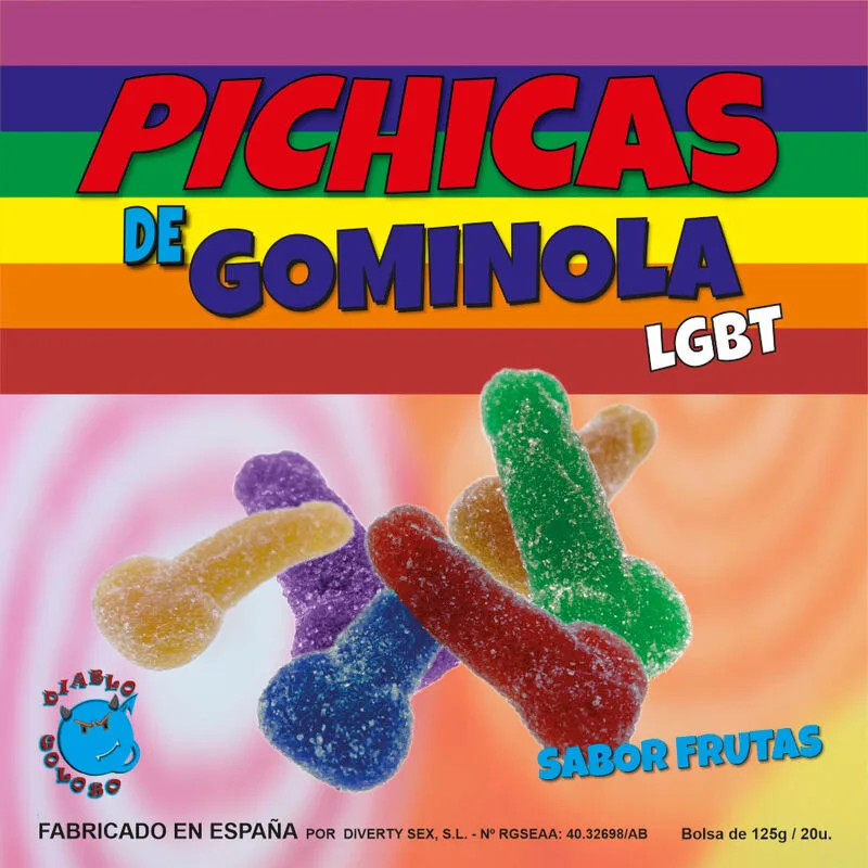 Pride – Sorterade Fruktsmakande Sockrade Gummigodis Novelty Sötsaker | LGBT Pride-kollektion
