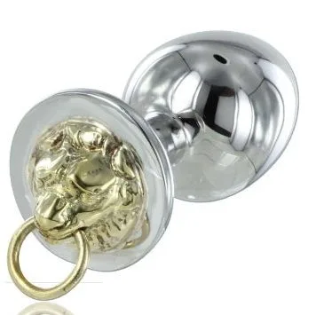 Metal Hard - Anal Plug Steel Tiger Stainless Steel Decorative Butt Plug