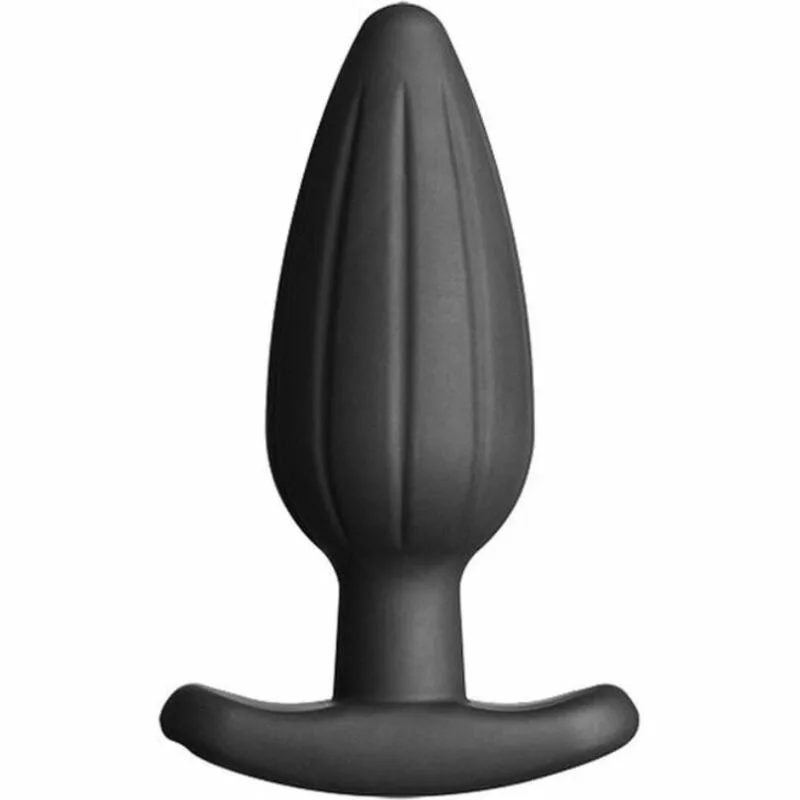 ElectraStim Silicone Noir Rocker Anal Plug - Large | Handsfri Elektrostimulering