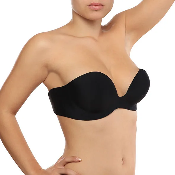 Bye-Bra Gala Adhesive Strapless Bra – Kupstorlek A, Svart