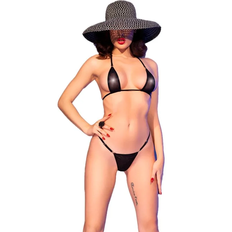 Chilirose CR 4840 Micro Bikini – Svart | Storlek S/M